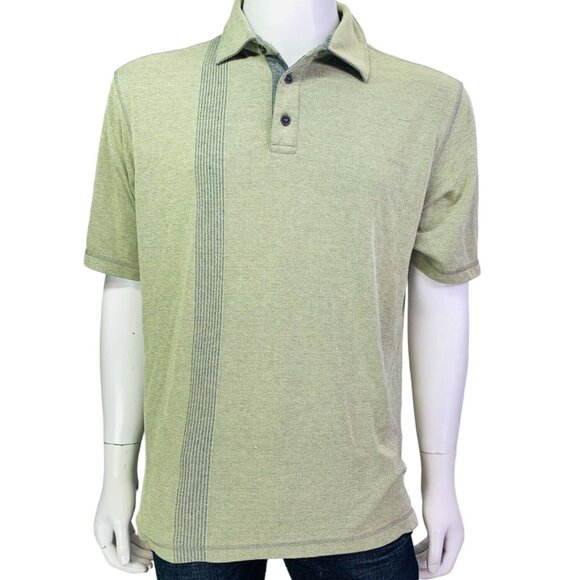 Nat Nast Mens Sideline Polo Shirt Ultra Marine Green American Fit Size L - Picture 2 of 13